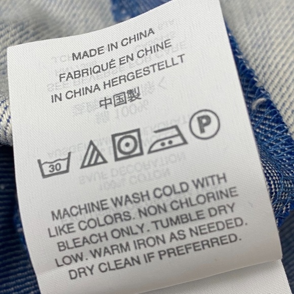 J. CREW Top Sleeveless Scallop Bohemian Summer Grommet Denim Blue Size 2 - Picture 14 of 16